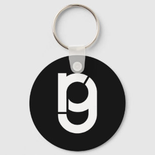 Porte-clés Porte - clé du logo RG
