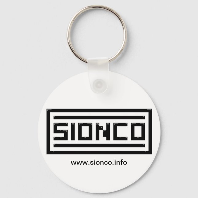 Porte-clés porte - clé du logo sionco (Recto)
