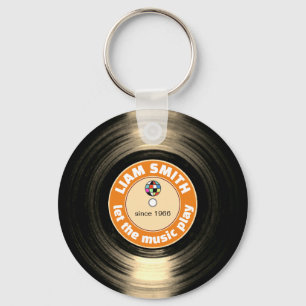 Porte-clés Porte - clé du logo Vinyl Record
