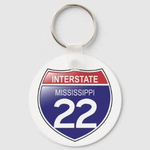 Porte-clés Porte - clé du Mississippi I-22