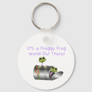Porte-clés Porte - clé du monde de grenouille de Froggy