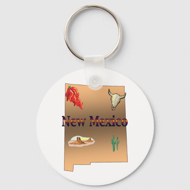 Porte-clés Porte - clé du Nouveau-Mexique (Recto)
