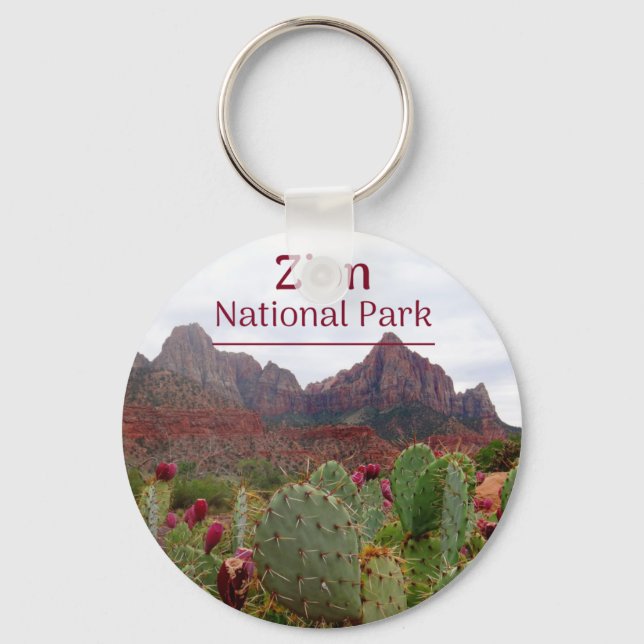 Porte-clés Porte - clé du parc national de Zion (Recto)