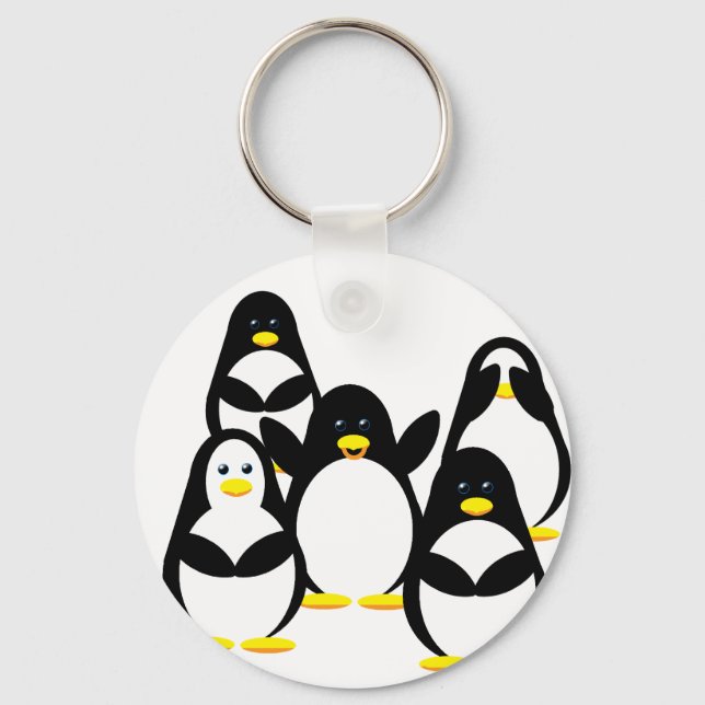Porte-clés Porte - clé du parti Penguin (Recto)