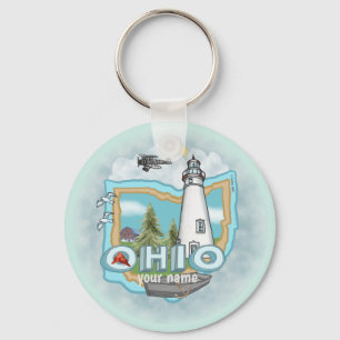Porte-clés Porte - clé du phare d'Ohio