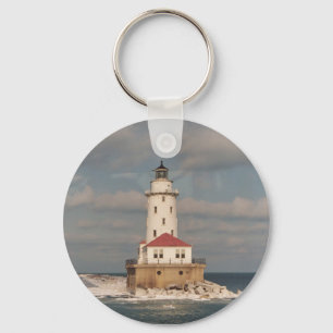 Porte-clés Porte - clé du phare du lac Michigan