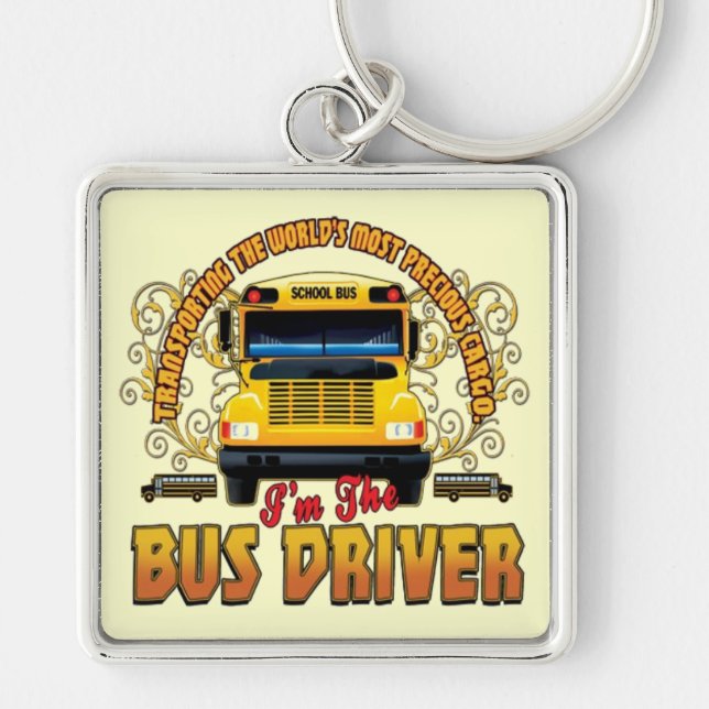 Porte-clés Porte - clé du pilote de bus (Devant)