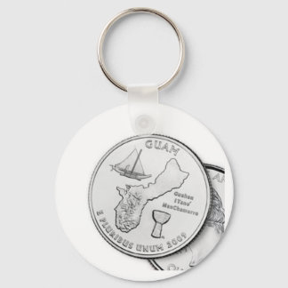 Porte-clés porte - clé du quart guam