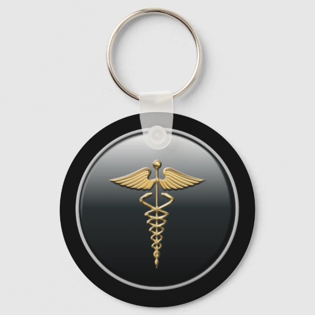 Porte-clés Porte - clé du symbole du médecin (Recto)
