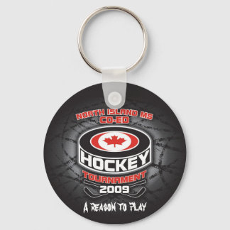Porte-clés porte - clé du tournoi de hockey MS Coed 2009