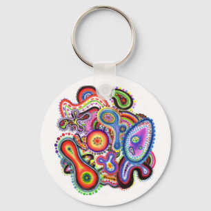 Porte-clés porte - clé écologique "Amoeba Art"