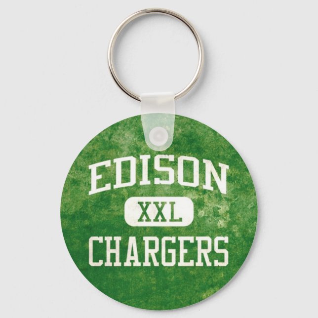 Porte-clés Porte - clé Edison Chargeurs (Recto)