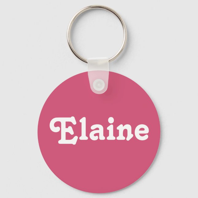 Porte-clés Porte - clé Elaine (Recto)