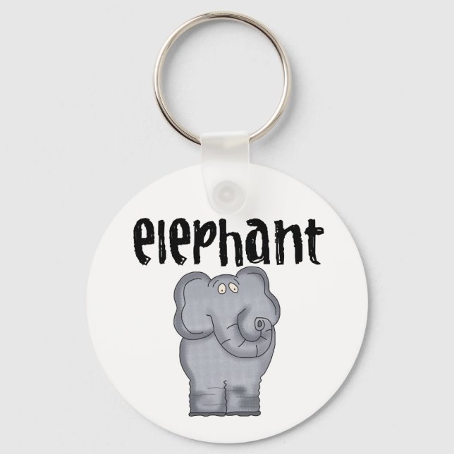Porte-clés Porte - clé éléphant (Recto)