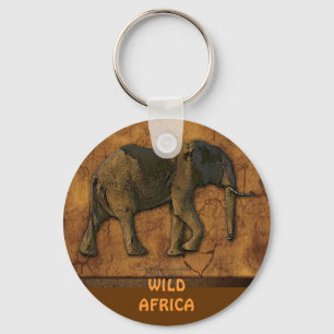 PORTE-CLÉS PORTE - CLÉ ELEPHANT AFRICAIN