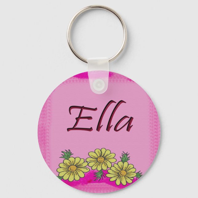Porte-clés Porte - clé Ella Daisy (Recto)