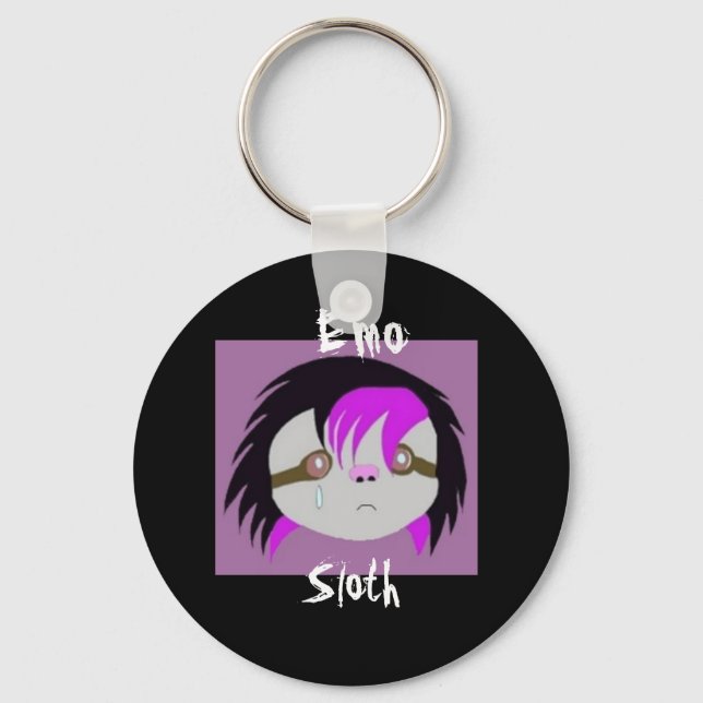 Porte-clés Porte - clé Emo Sloth (Recto)