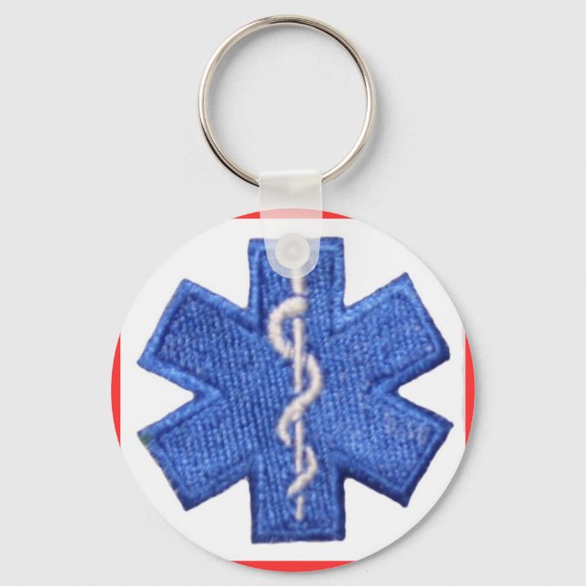 Porte-clés PORTE - CLÉ EMT Star of Life (Recto)