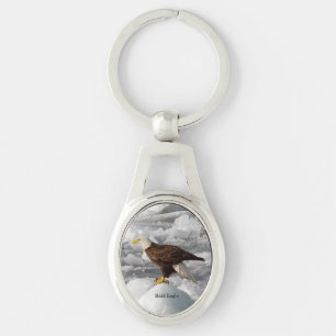 Porte-clés Porte - clé en métal Bald Eagle