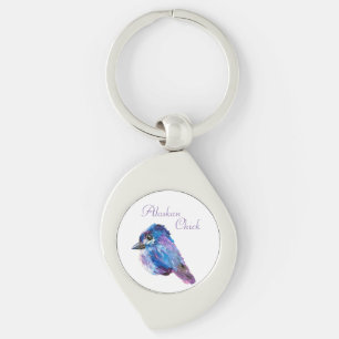 Porte-clés Porte - clé en métal de poulet de l'Alaska