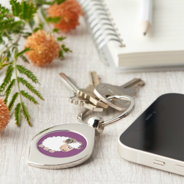 Porte-clés Porte - clé en métal en bélier très sûr (Côté )