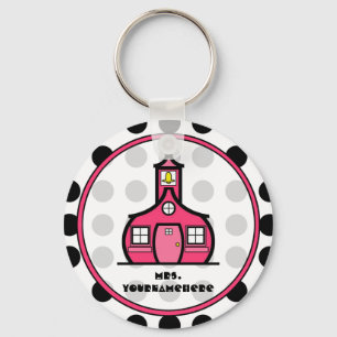 Porte-clés Porte - clé enseignant de Polka Dot