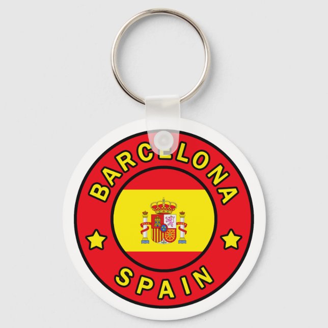 Porte-clés Porte - clé Espagne de Barcelone (Recto)