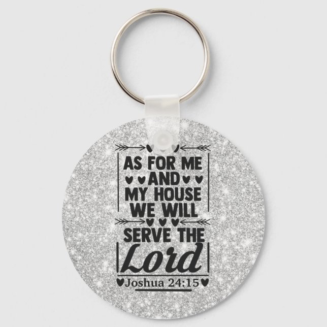 Porte-clés Porte - clé étincelant de la Bible (Recto)