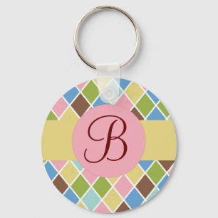 Porte-clés Porte - clé fait sur commande de monogramme de