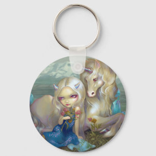 Porte-clés porte - clé "Fiona et la licorne"