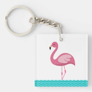 Porte-clés Porte - clé Flamant rose