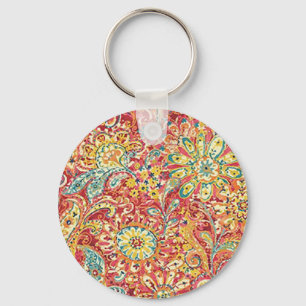 Porte-clés Porte - clé floral coloré