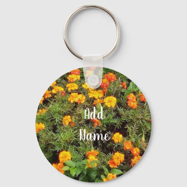 Porte-clés Porte - clé floral Cute personnalisé (Recto)