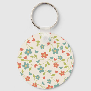 Porte-clés Porte - clé floral de printemps