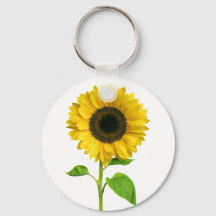 Porte-clés Porte - clé floral de tournesol jaune