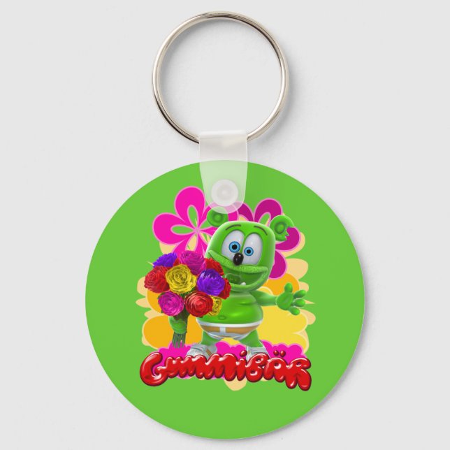 Porte-clés Porte - clé floral Gummibär (Recto)