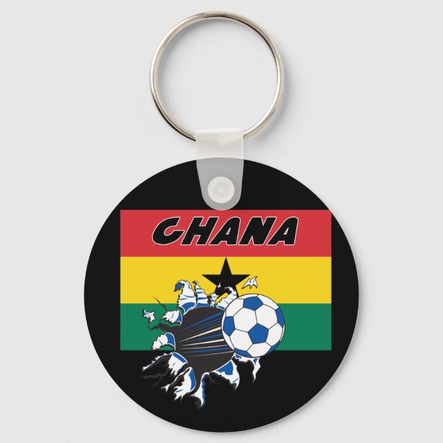 Porte-clés Porte - clé Football de football du Ghana (Recto)
