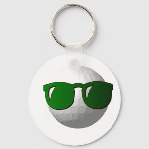Porte-clés Porte - clé frais de conception de boule de golf