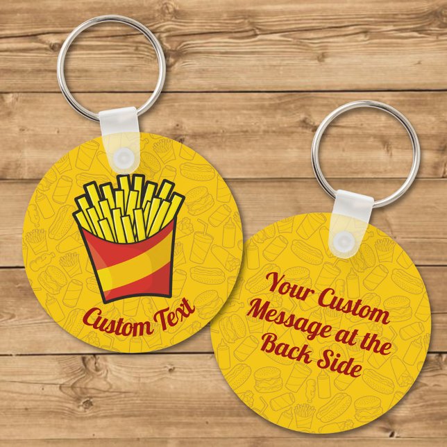 Porte-clés Porte - clé français Fries (Créateur téléchargé)