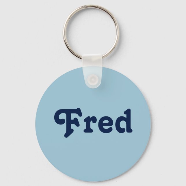 Porte-clés Porte - clé Fred (Recto)