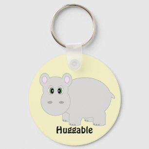 Porte-clés Porte - clé gentil à croquer d'hippopotame