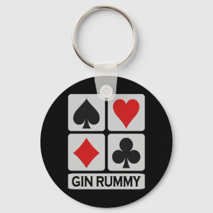 Porte-clés Porte - clé Gin Rummy