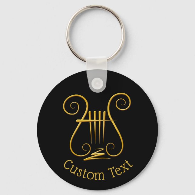 Porte-clés Porte - clé Golden Lyre (Recto)