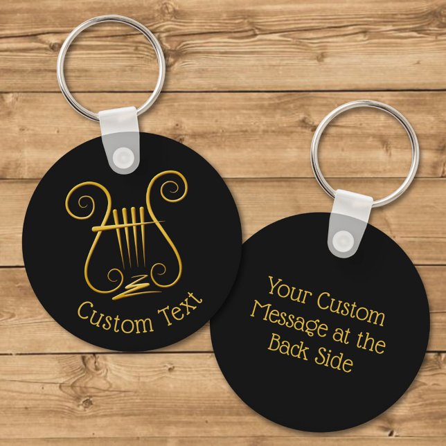 Porte-clés Porte - clé Golden Lyre (Créateur téléchargé)