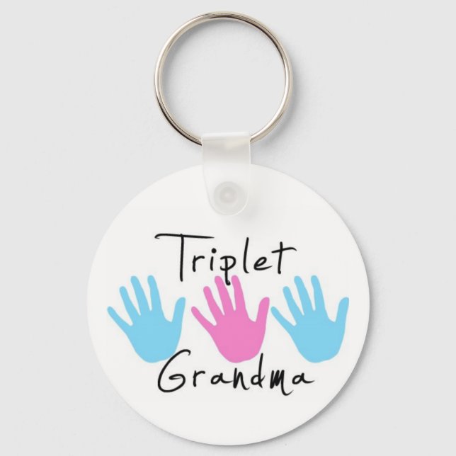 Porte-clés porte - clé grand-mère triplet bgb (Recto)