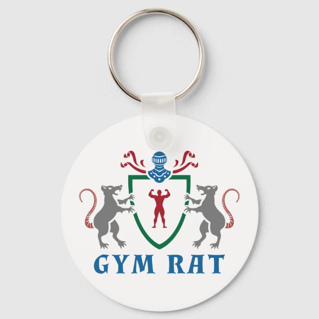 Porte-clés Porte - clé Gym Rat Blazon (Recto)