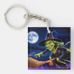 Porte-clés Porte - clé Halloween/Sorcière