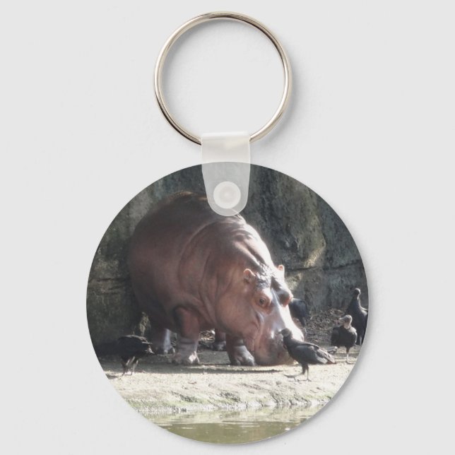 Porte-clés Porte - clé Hippopotame (Recto)