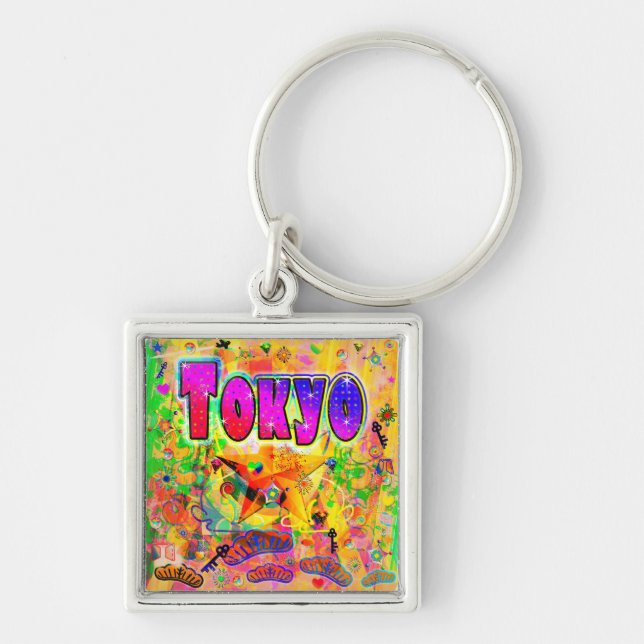 Porte-clés Porte - clé horaire Tokyo Epoch (Devant)