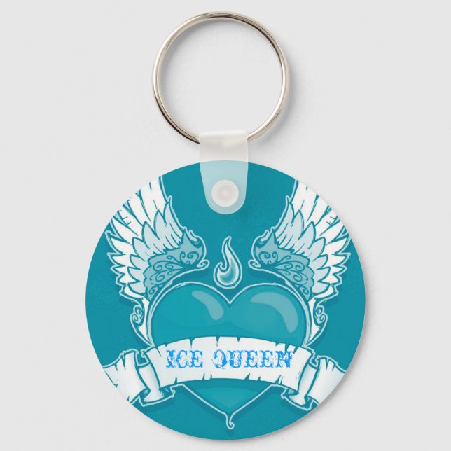 Porte-clés porte - clé "ICE QUEEN" (Recto)